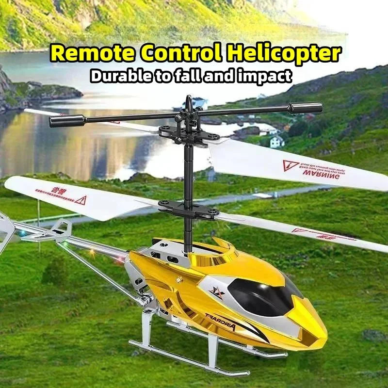 3.5CH Remote Control Helicopter XK913 with LED Lights - Fall Resistant Aircraft for Children, Ideal Gift for Boys