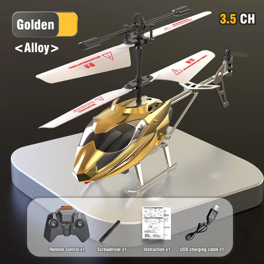 3.5CH Remote Control Helicopter XK913 with LED Lights - Fall Resistant Aircraft for Children, Ideal Gift for Boys