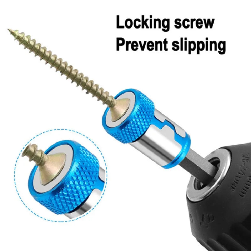 Universal Magnetic Ring Screwdriver Bit - Anti-Corrosion Alloy with Strong Magnetizer