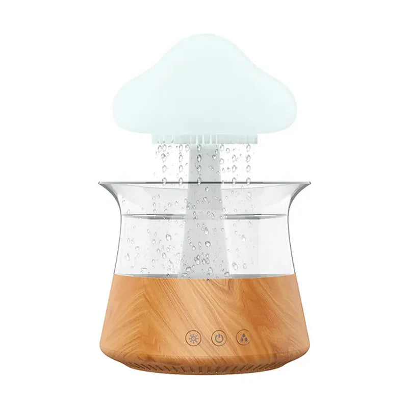 Relax Cloud Ultrasonic Aromatherapy Diffuser and Humidifier with Color-Changing Lamp