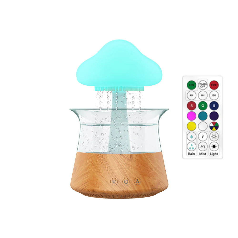 Relax Cloud Ultrasonic Aromatherapy Diffuser and Humidifier with Color-Changing Lamp