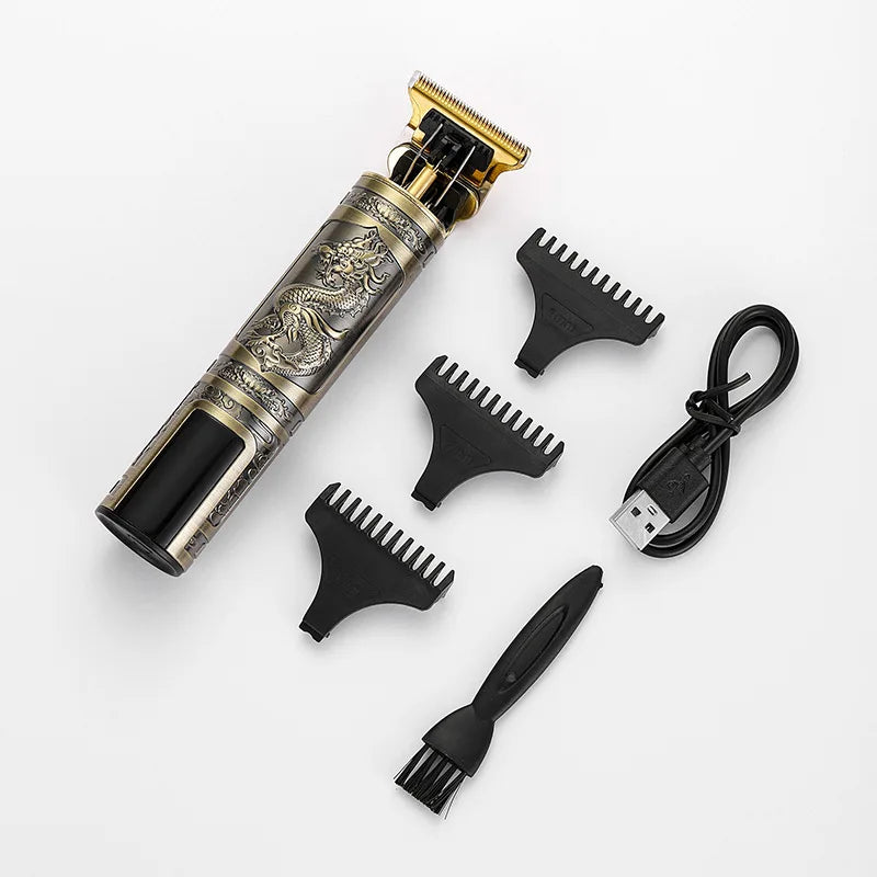 Three-Speed Variable Gear T9 Hair Clipper - Electric Shaver for Hair Trimming, Ideal Gift for Boyfriends and Barbers