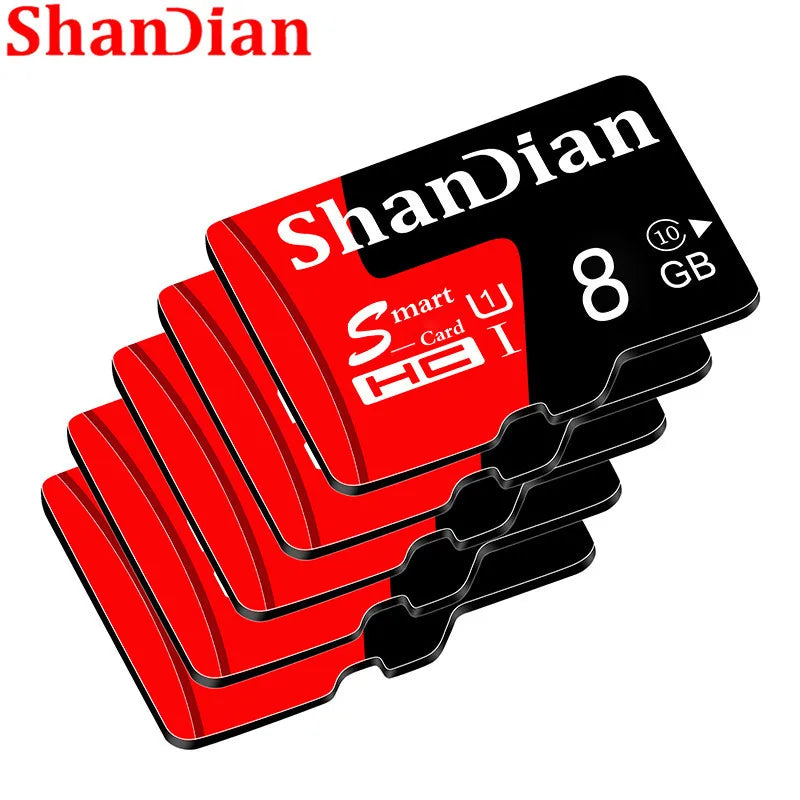 SHANDIAN Smast U3 4K Video Class 10 High-Speed SD Card - Available in 128GB, 64GB, 32GB, and 16GB for Phones and Cameras