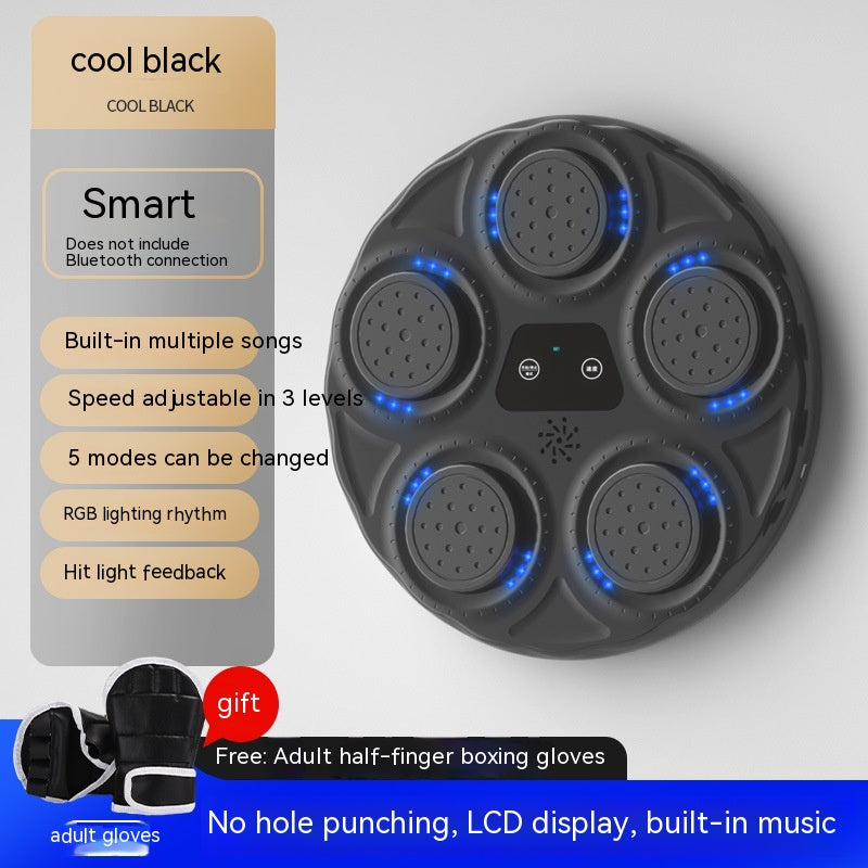 Intelligent Electronic Wall Target for Children: Music-Activated Boxing Machine with Blue Light Reaction Features